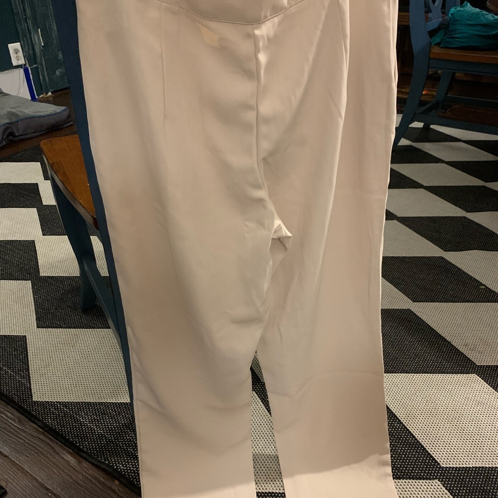 SHEIN Petite beige slim leg trousers - Picture 3 of 4